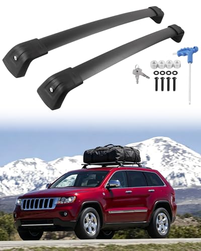 Upgraded 300LB Aluminum Roof Rack Cross Bars for 2011-2021 Grand Cherokee