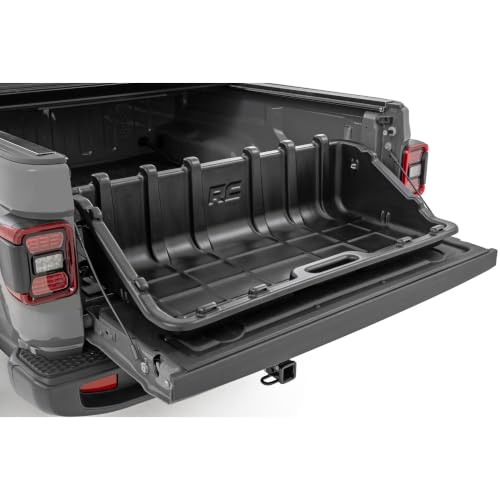 Rough Country 48" Slide-Out Truck Bed Cargo Box - Heavy-Duty, Weather-Resistant Truck Organizer for Compact Beds, Easy Tailgate Access