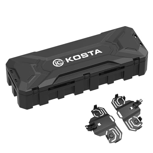 Kosta 90L Car Roof Storage Box with Quick Release Mount Bracket