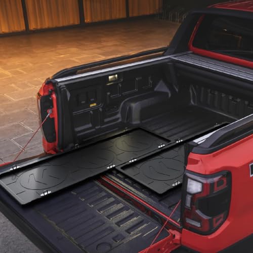 LECARDIO Heavy Duty Slide-Out Truck Bed Cargo Tray,Pull-Out Storage Organizer for Pickup Trucks,Fits 5'5" Beds & Longer, Cargo Bed Slide