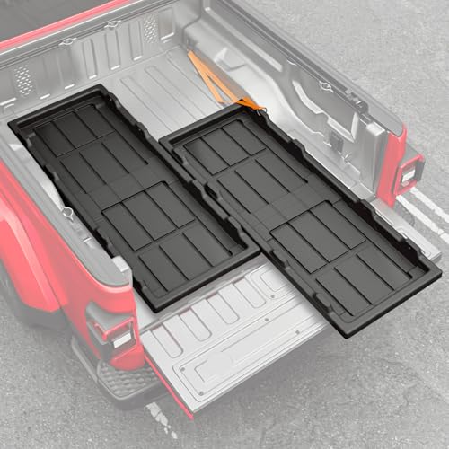 Maxzina Slide-Out Truck Bed Cargo Tray HDPE Lightweight (4.8FT+ Bed ONLY)